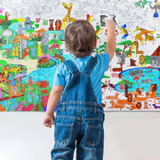Mideer World Traveler Coloring Poster Asia