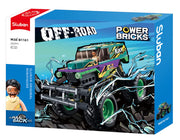 Sluban Power Bricks Off-Road Vehicle 252 Pieces - Pull-Back Toy