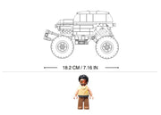 Sluban Power Bricks Off-Road Vehicle 252 Pieces - Pull-Back Toy