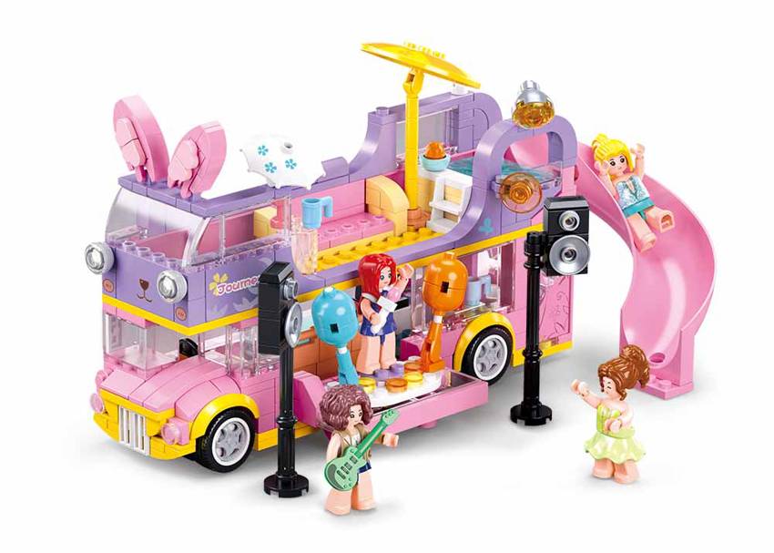 Sluban Girls Dream Music RV (412 Pieces)