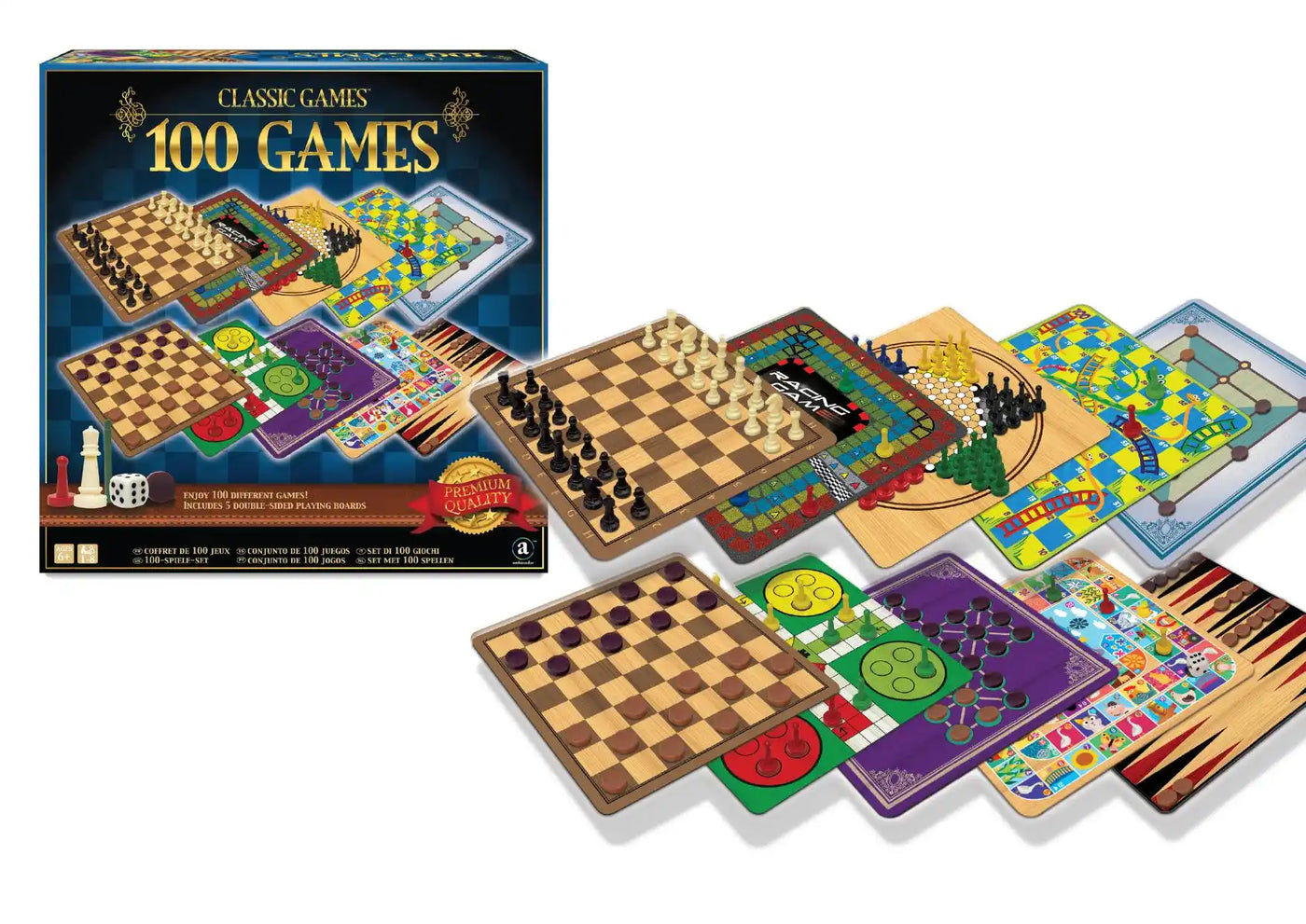 Ambassador Classic Games 100 Game Set