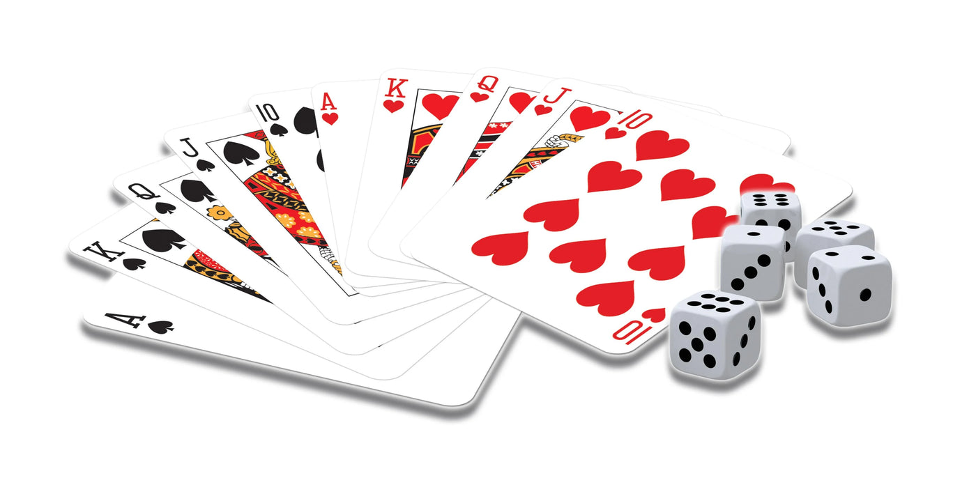 Ambassador Classic Games Playing Cards and Dice Set