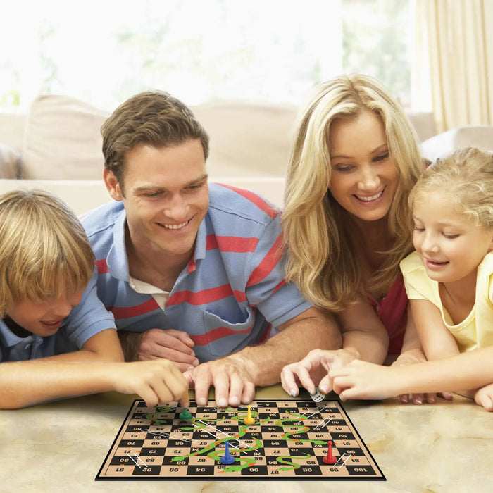 Ambassador Classic Games 2 in 1 Ludo & Snakes & Ladders