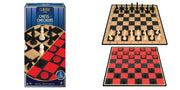 Ambassador Classic Games 2 in 1 Chess & Checkers