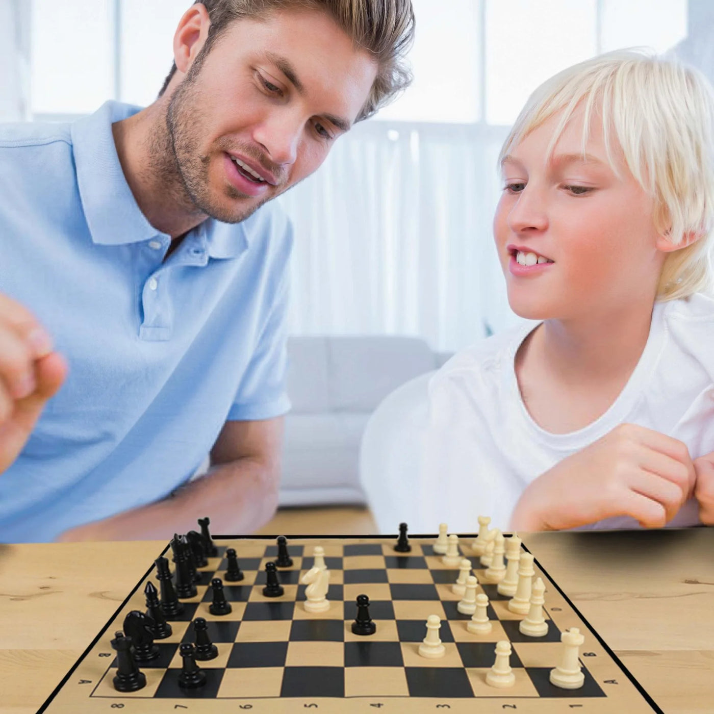 Ambassador Classic Games 2 in 1 Chess & Checkers