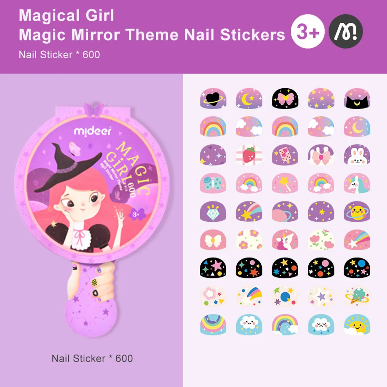 Mideer Magic Mirror Theme Nail Stickers