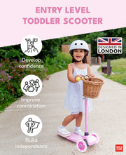 Bold Cube Three Wheel Scooter - Pink