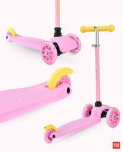 Bold Cube Three Wheel Scooter - Pink
