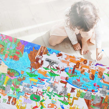 Mideer World Traveler Coloring Poster Asia