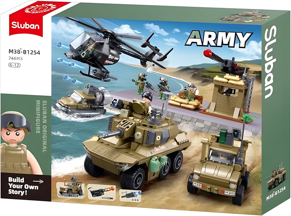 Sluban Army Joint Assault Building Set