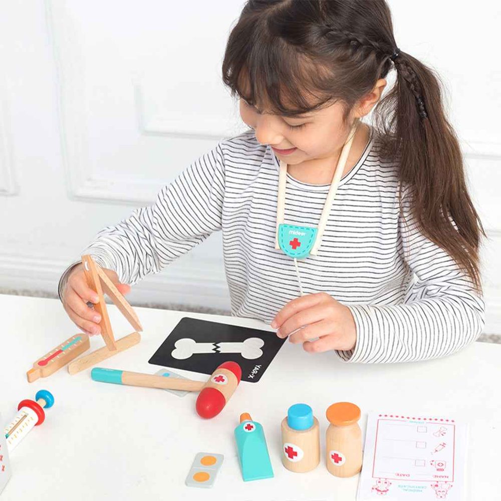 Mideer My First Medical Kit Wooden Toy Set