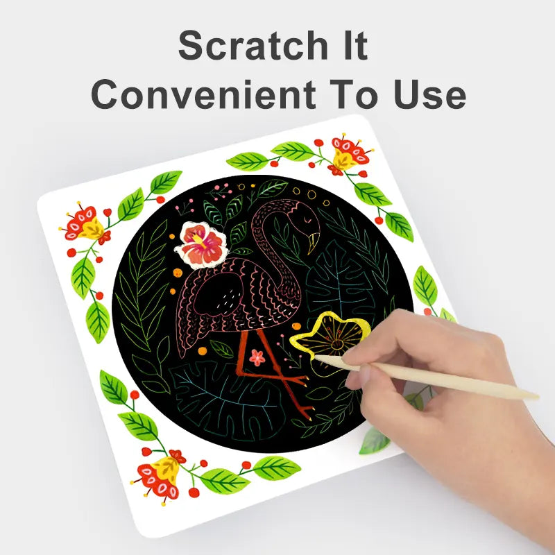 Mideer Scratch Art Card