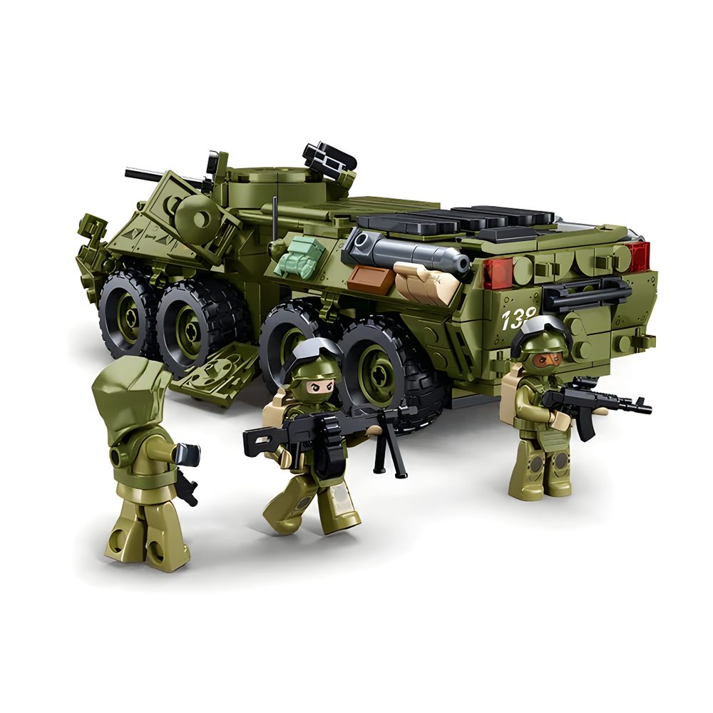 Sluban ModelBricks BTR80AS Infantry Fighting Vehicle 2 in 1