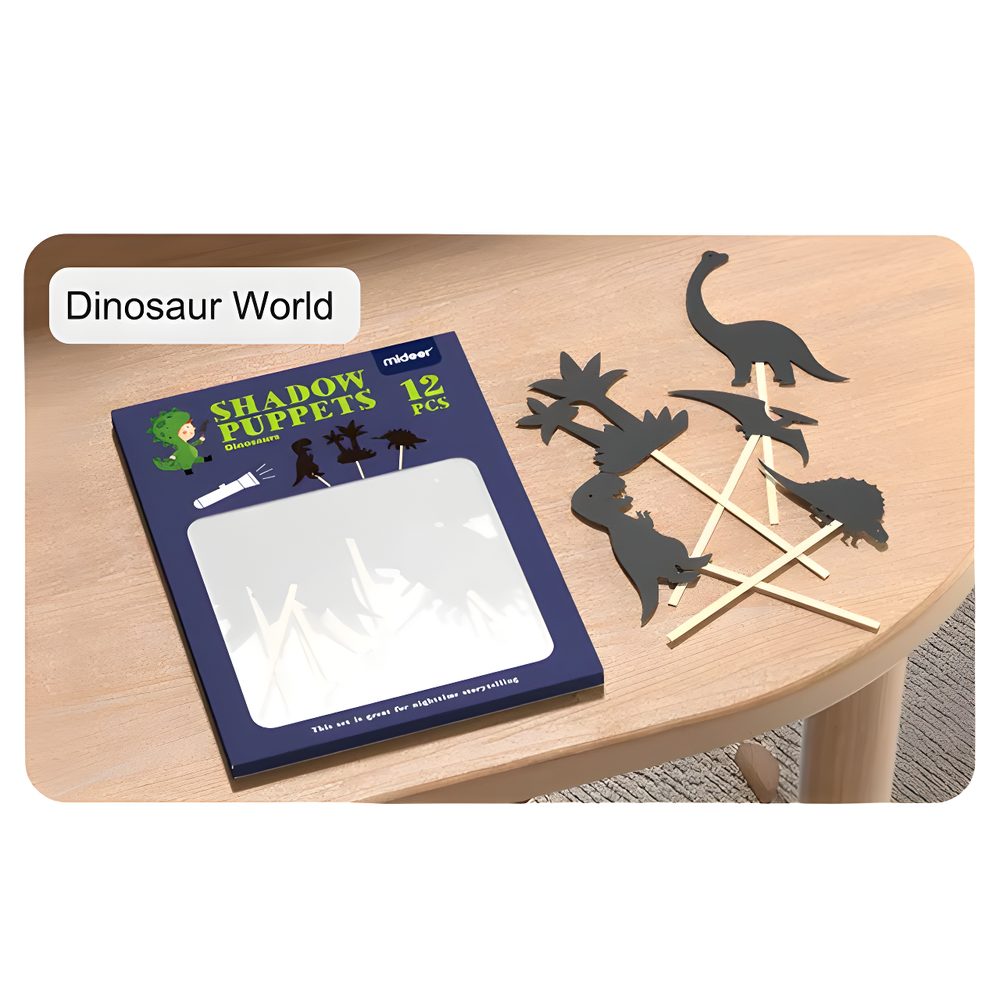 Mideer Shadow Puppets Dinosaur Storytelling