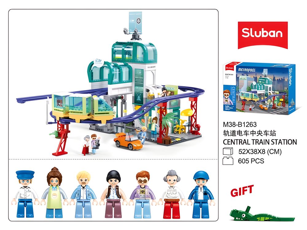 Sluban Metropolis Central Train Station