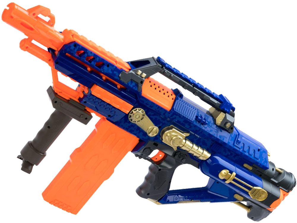Blaze Storm Full Automatic Soft Bullet Gun With Bullets
