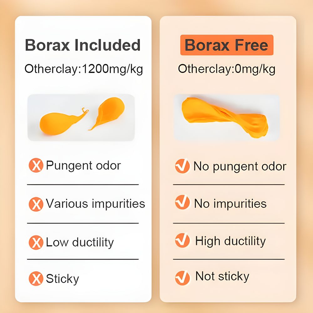 Mideer Borax Free Clay 6 Colours Age 3+