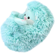 Curlimals Dark Blue Interactive Hedgehog Plush for Kids
