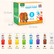 Mideer Finger Paint Set - 12 Colours - Age 3+