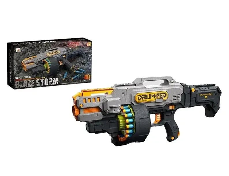 Blaze Storm Battery Soft Bullet Blaster with 40 Bullets (Rechargeable)