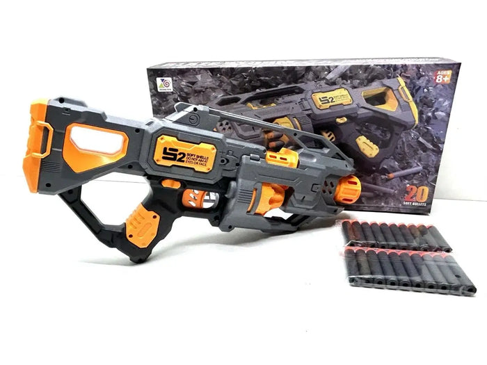 Blaze Storm Battery Soft Bullet Blaster with 20 Bullets