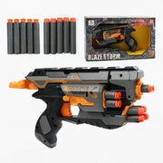 Blaze Storm Manual Soft Bullet Blaster with 10 Bullets