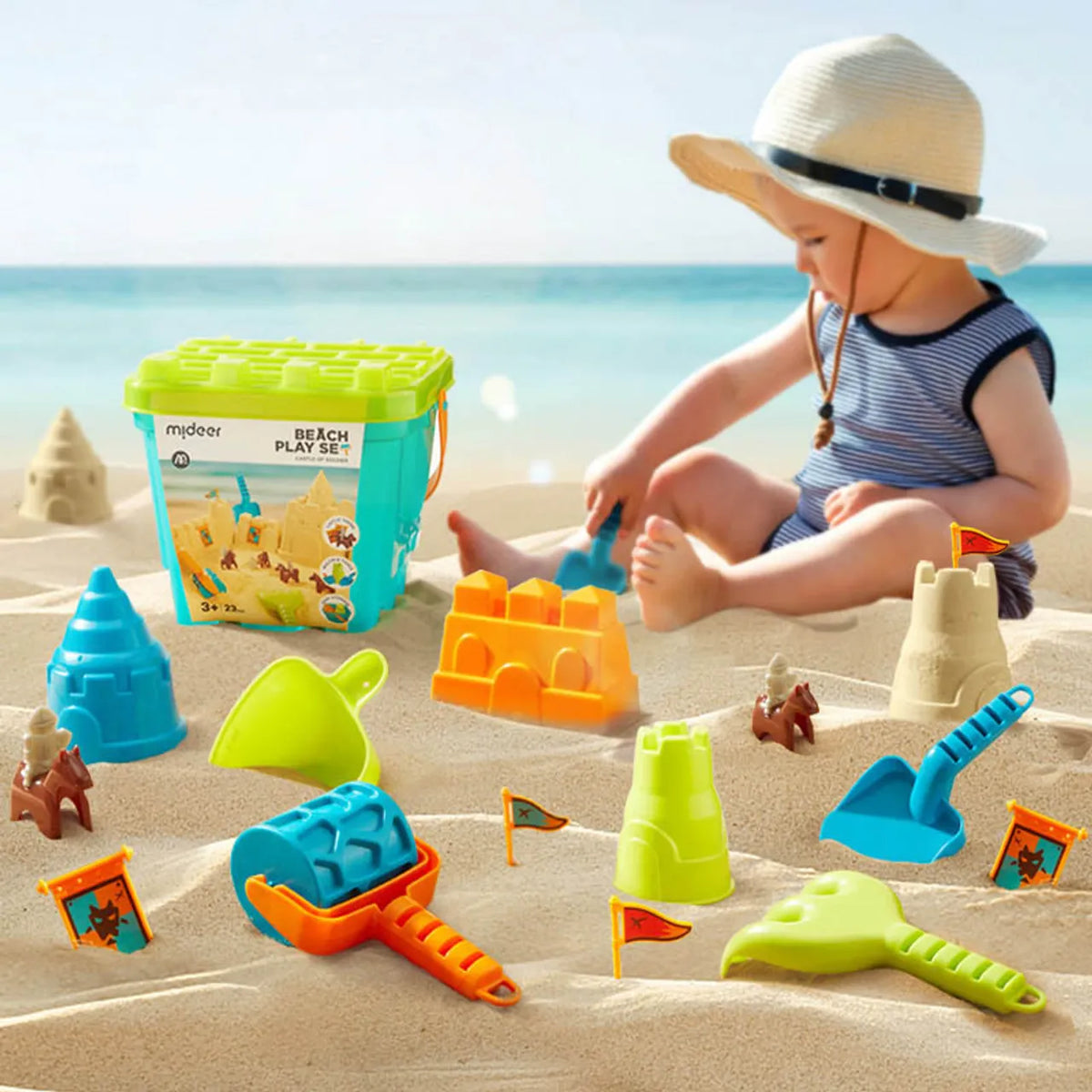 Mideer Versatile Beach Play Set - Castle of Soldier