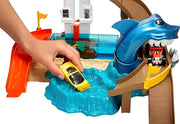 Hot Wheels Sharkport Showdown Playset for Kids 4+