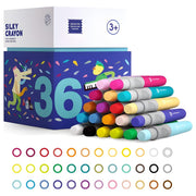 Mideer Washable Silky Crayon Set - 36 Colours