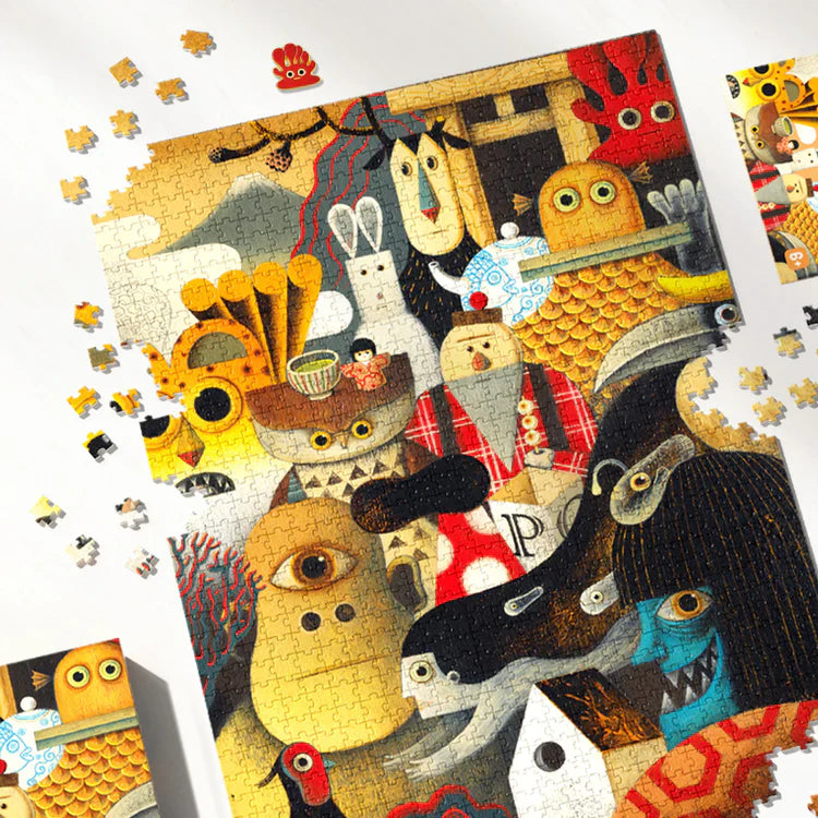 Mideer Artist Puzzle: Japanese Monsters (1000 Pieces)