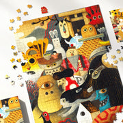 Mideer Artist Puzzle: Japanese Monsters (1000 Pieces)