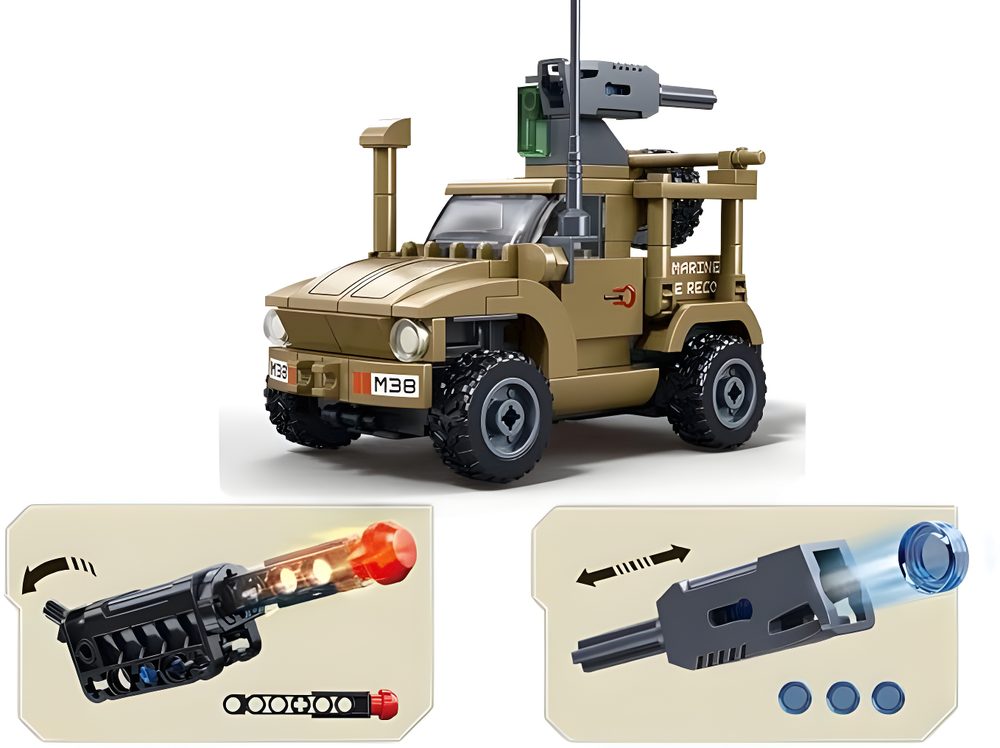 Sluban Army Joint Assault Building Set