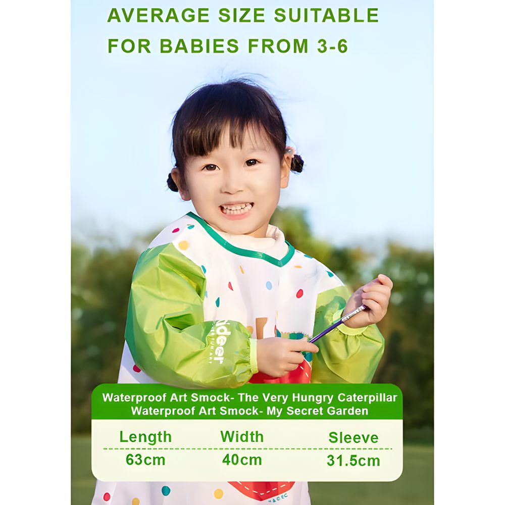 Mideer Finger Paint Waterproof Coat - Very Hungry Caterpillar