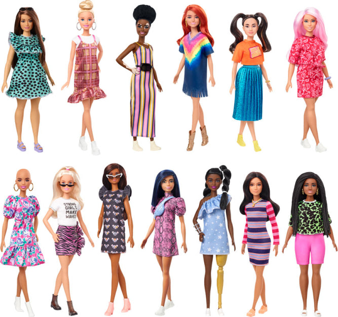 Barbie Fashionistas Doll Assortment (Pack of 12)