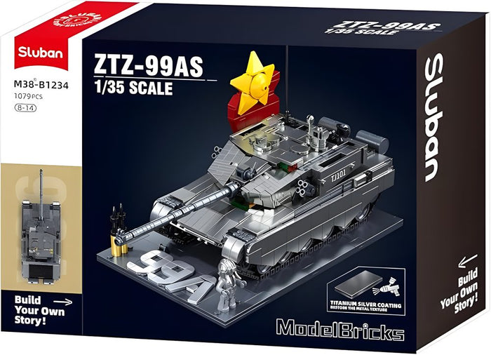 Sluban ModelBricks 1/35 ZTZ-99AS Tank