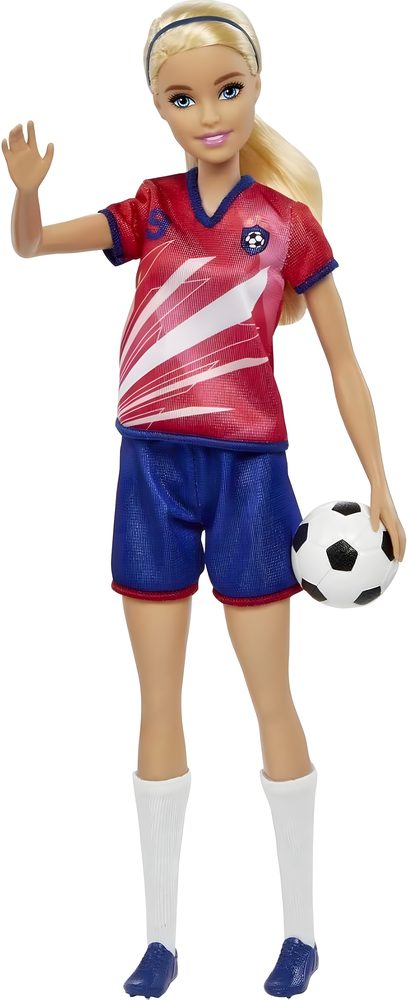Barbie Soccer Player Doll with Ball & Uniform