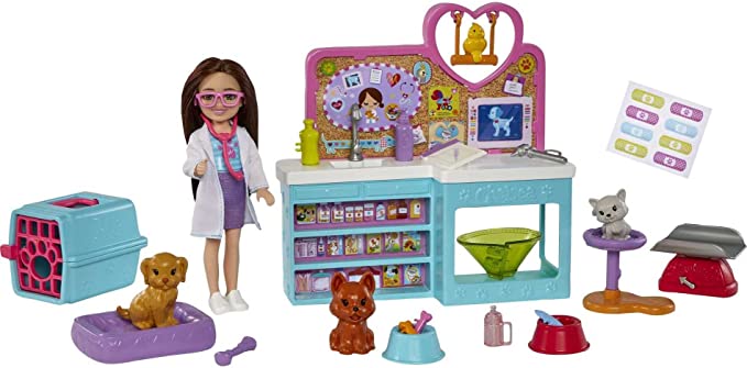 Barbie Chelsea Pet Vet Playset