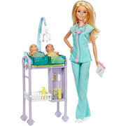 Barbie Baby Doctor Playset with Barbie Doll and Baby Dolls