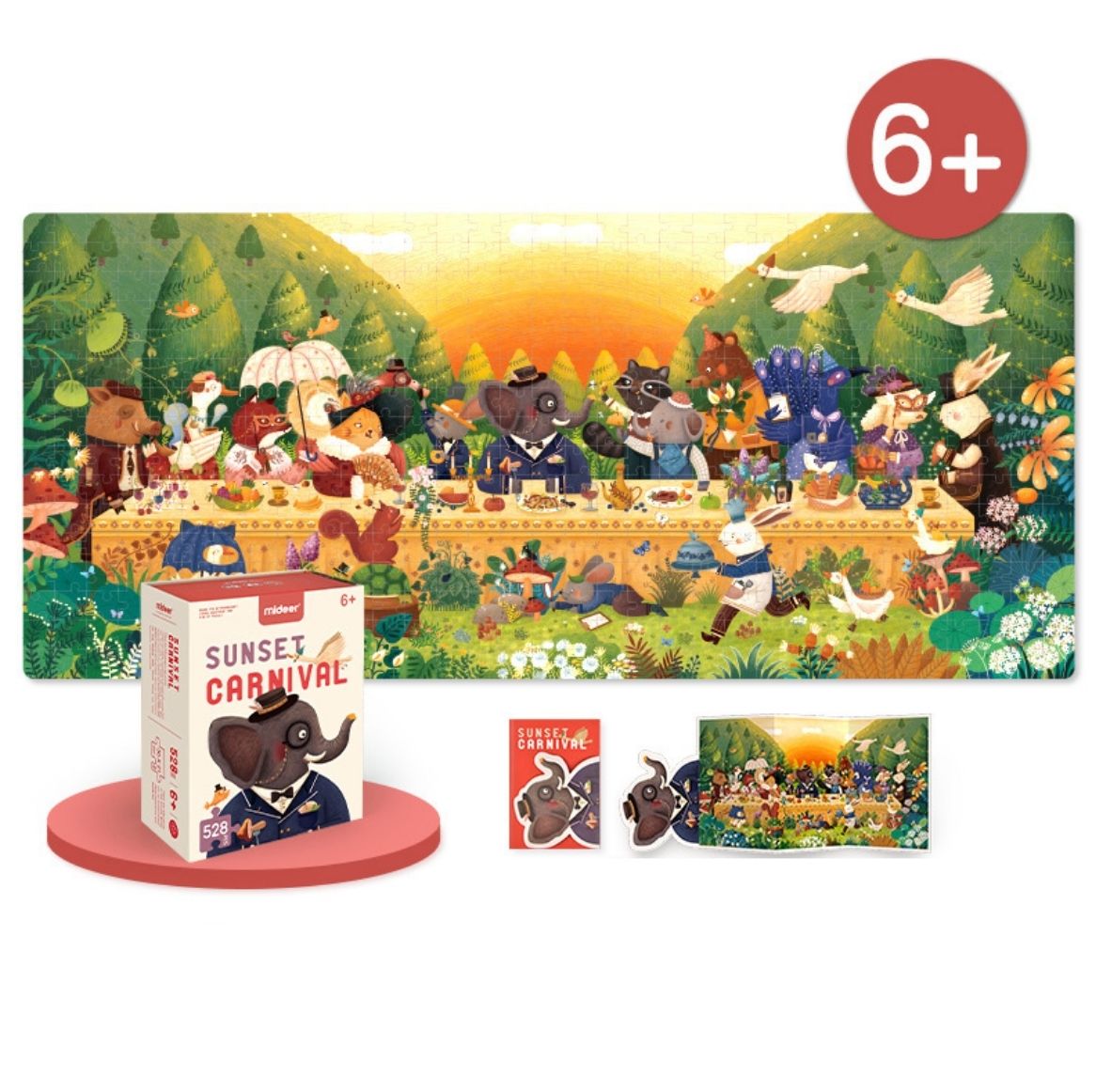 Mideer Artist Puzzle: My Treehouse Neighbours (500 Pieces)
