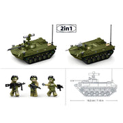 Sluban ModelBricks BMD-2S Airborne Armored Vehicle 2 in 1