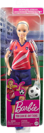 Barbie Soccer Player Doll with Ball & Uniform