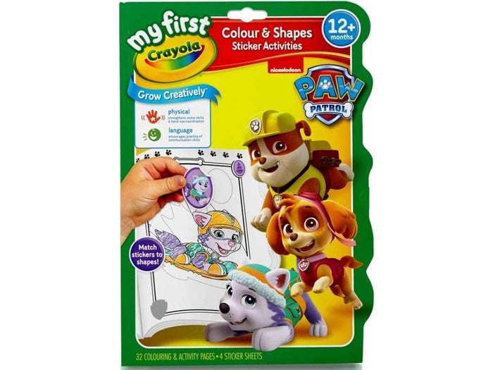 Crayola Paw Patrol Colour & Shapes Activity Book