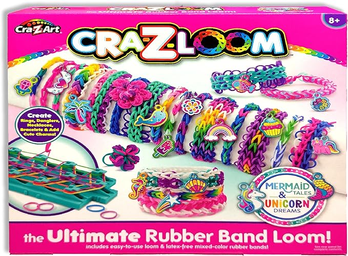 Cra-Z-Loom Ultimate Rubber Band Loom: Mermaid Tales and Unicorn Dreams