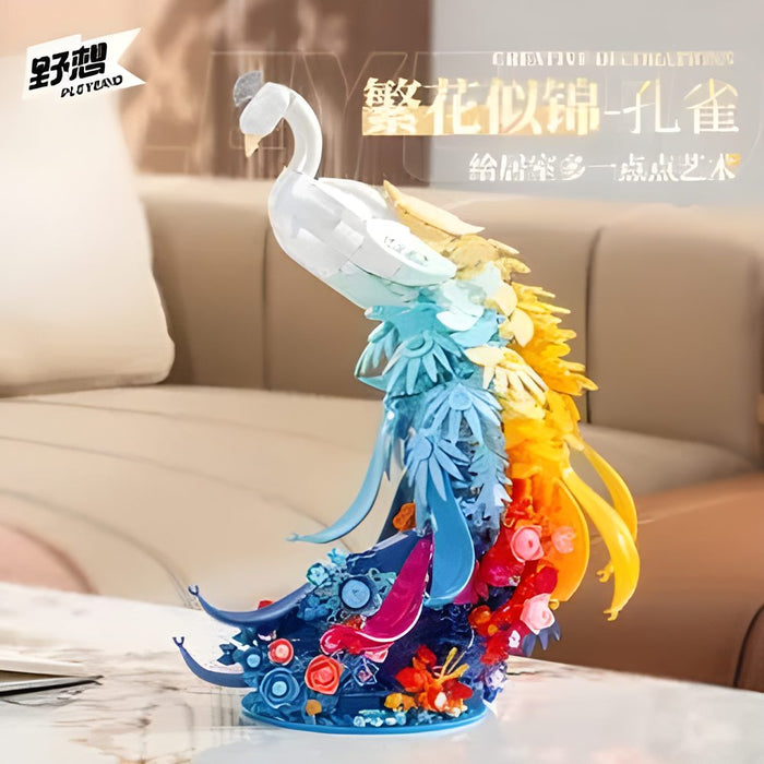 Sluban Pleyerid Peacock Building Model