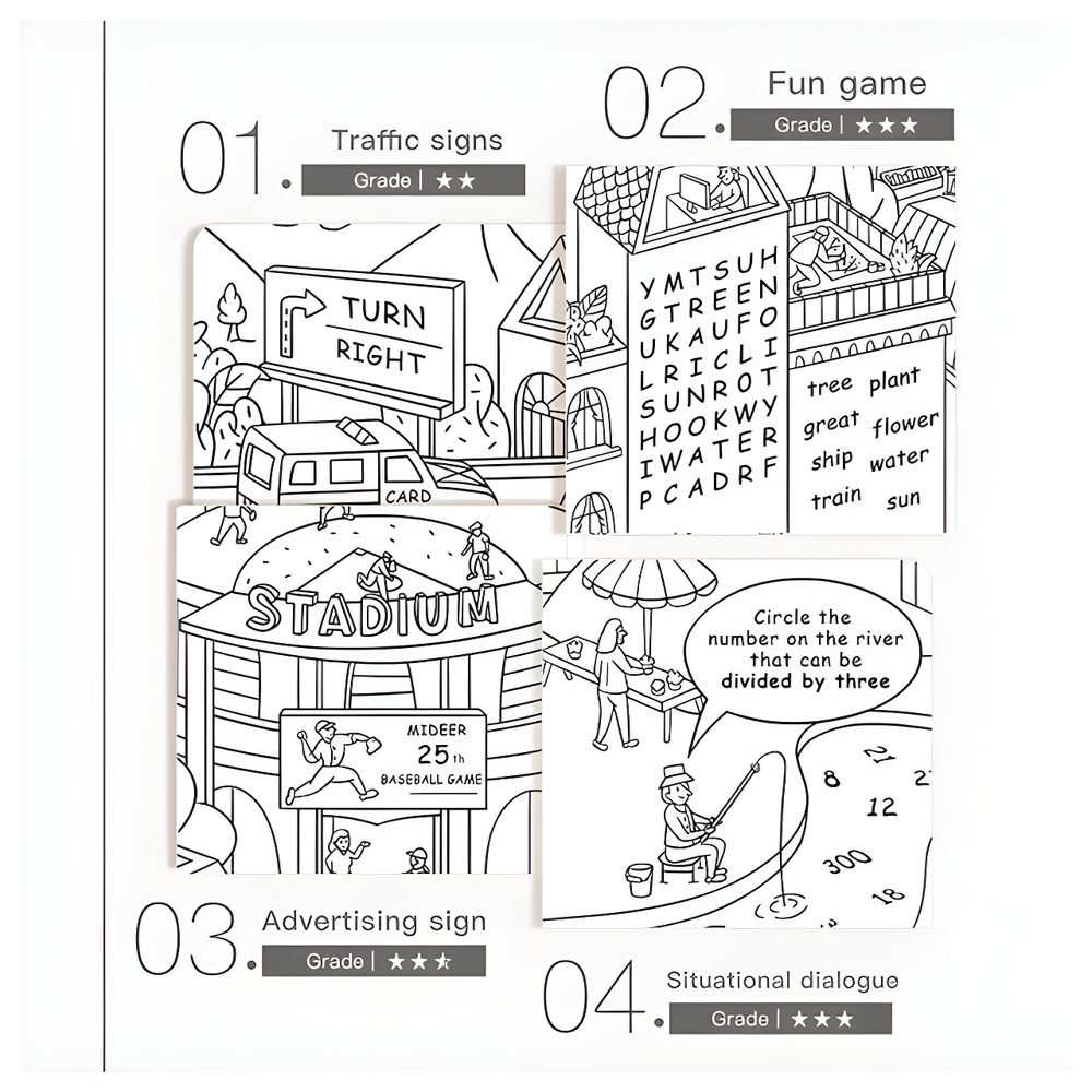 Mideer Giant Coloring Roll City
