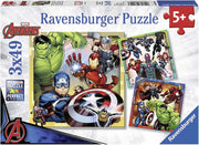 Ravensburger Marvel Avengers Puzzle 3 x 49 Pieces