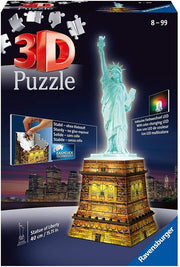 Ravensburger Statue of Liberty Night Edition 3D Puzzle 108 Pieces