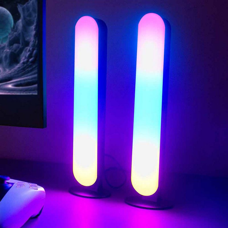 Sound Activated LED Light Bars (Set of 2)