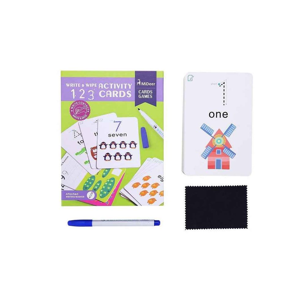 Write & Wipe Cards (123 & ABC)