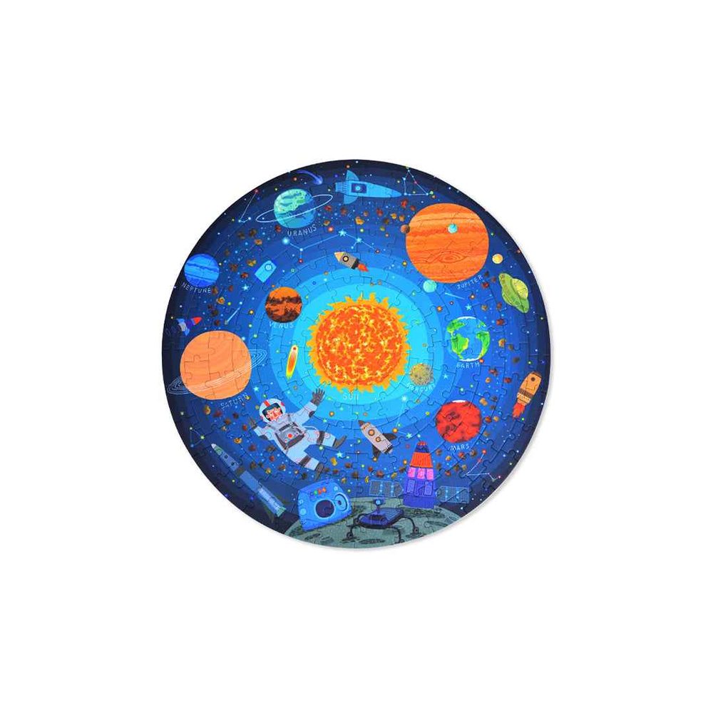 Mideer 150-Piece Round Puzzle: Wandering Through the Space